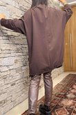 Oscar Immy Sequin Panel Sweatshirt Tunic Chocolate 